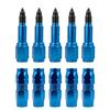 Threaded Lubrication Nozzle Tip with Steel Construction and No-Tool Changes for Vehicle and Machinery Maintenance