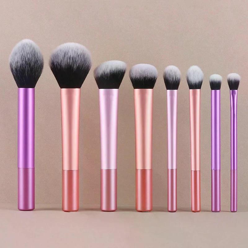 8Pcs Makeup Brush Kit Soft Synthetic Hair Make Up Brushes Foundation Blush Eyeshadow Cosmetic Makeup Tools Foundation Brush