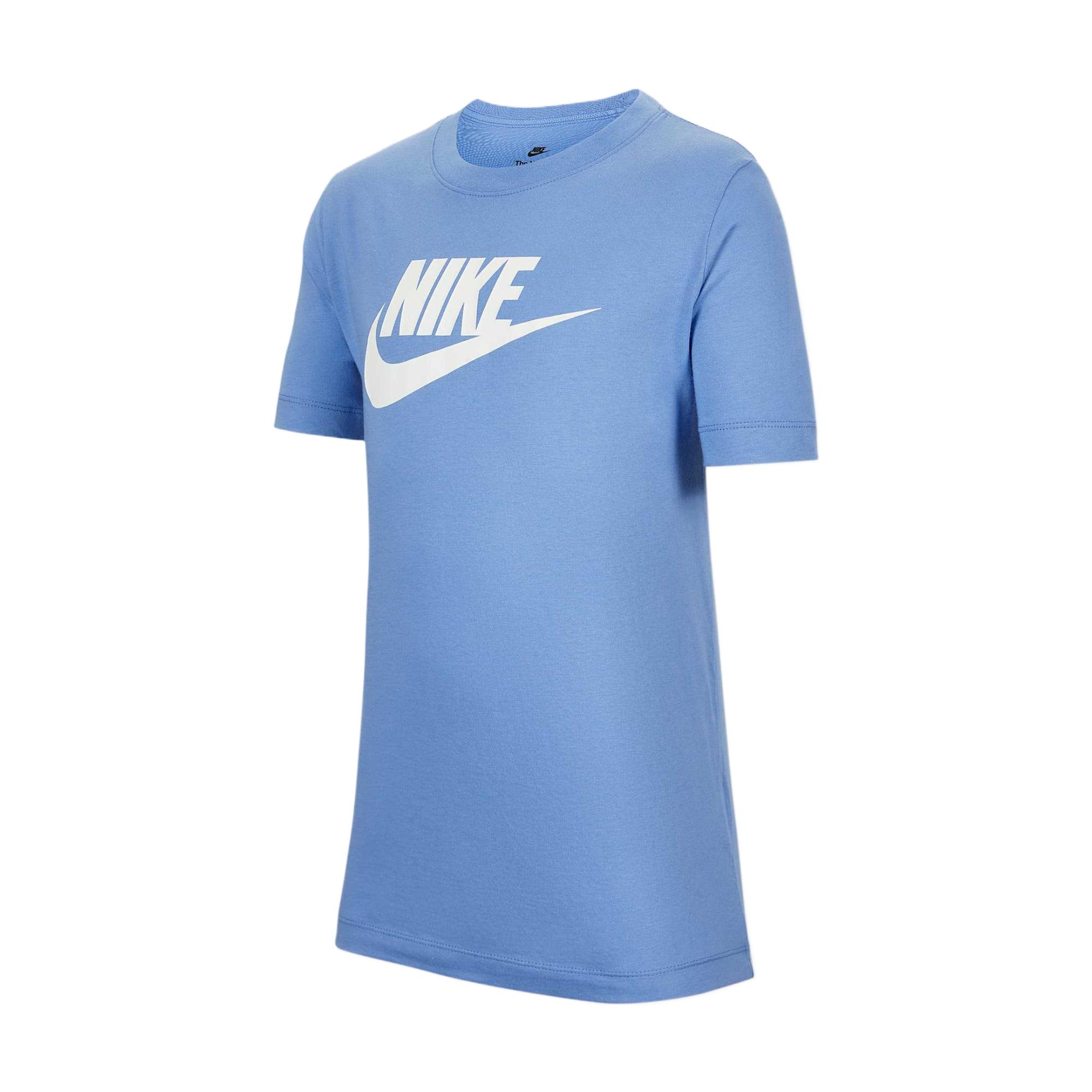 

Nike Swoosh Sportswear T-Shirt Soft Fashion Comfortable Versatile Short Sleeve Kids tops DV2579-450 L