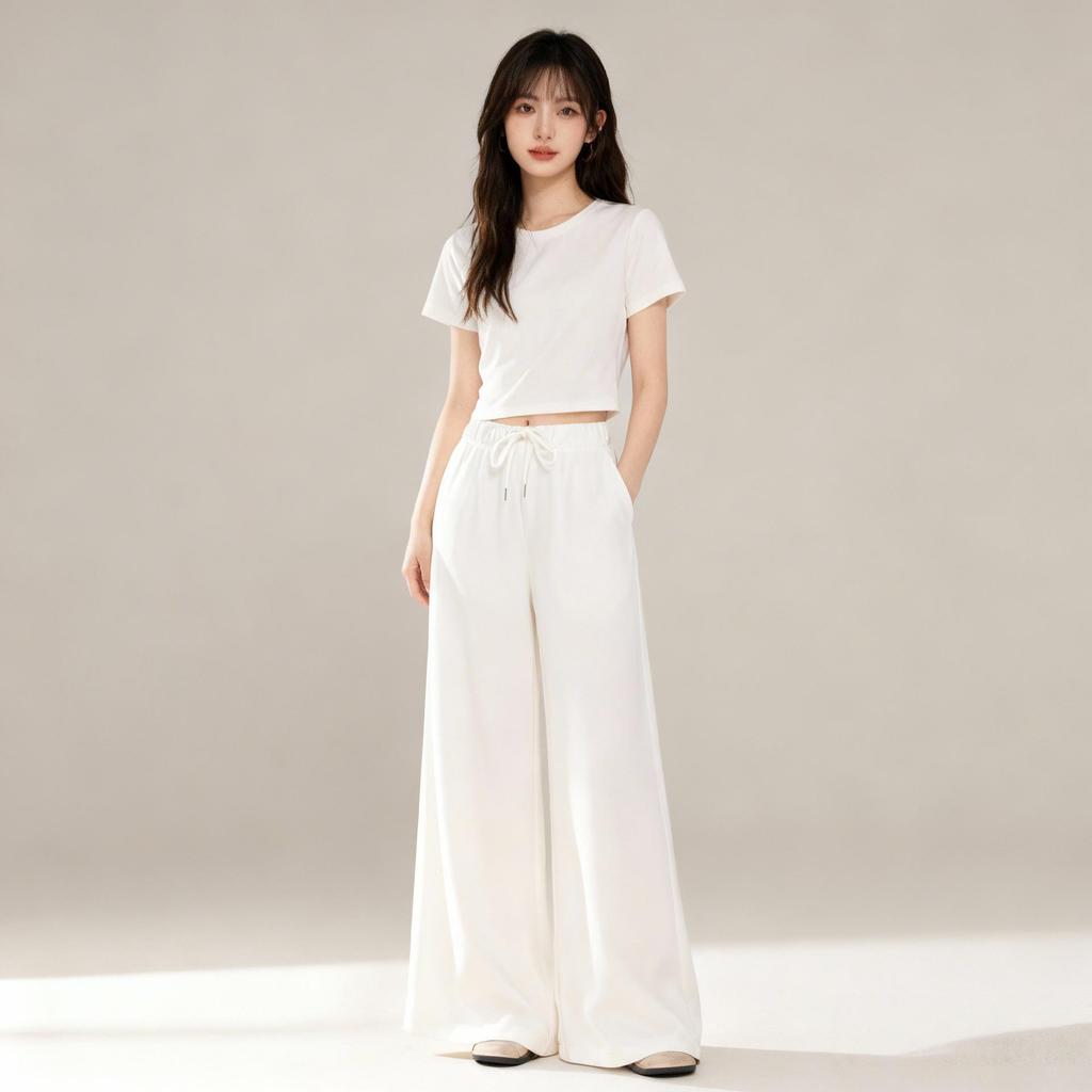 Women's High-Waisted Wide-Leg Pants - Autumn/Winter 2025 Collection
