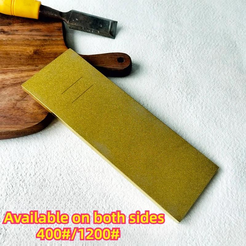 

Алмазный точильный камень с золотым покрытием, точильный камень, деревообработка, абразивы, двухсторонний, ножевой инструмент 200x70x8mm