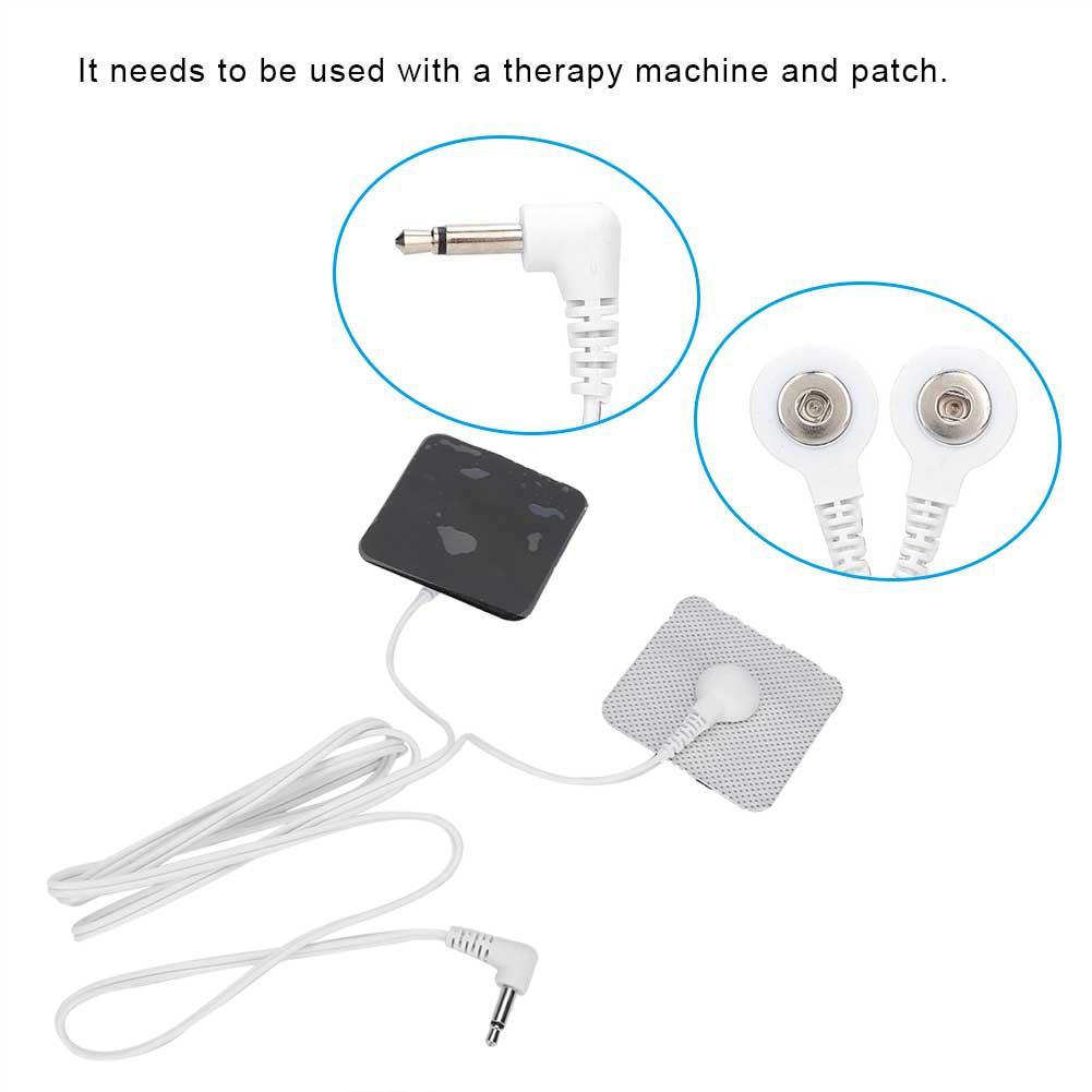 10pcs 3.5mm Button Type Electrode Lead Wires Cable for TENS Unit Physiotherapy Machine