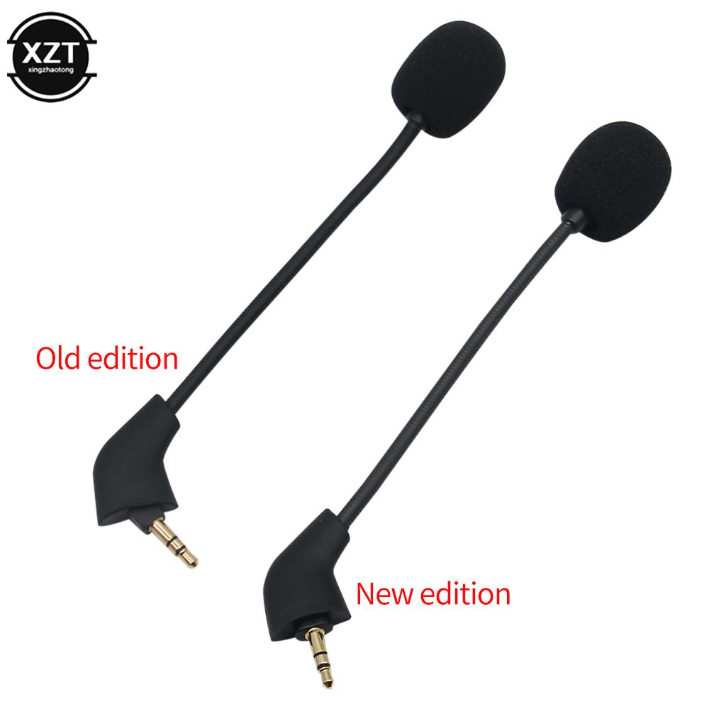 Microfono di Ricambio per Gioco 3,5 mm per Cuffie da Gioco Kingston HyperX Cloud 2 II X Core Pro Silver Cloudx