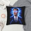 Charlie Kirk Meme Square Pillow Case Cushion Cover Funny Zippered Decor Pillowcover For Sofa 45*45Cm