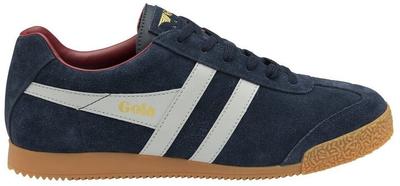 Gola Harrier Suede Sneakers (CMA192) Navy/grey/red