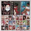 Santa Claus Snow View Metal Sign Vintage Tin Sign Metal Vintage Bar Vintage Wall Decoration Bar Club Metal Poster