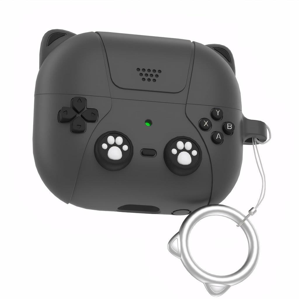 Case for Samsung Galaxy Buds 3/ Buds 3Pro with Secure Lock Clip Shockproof Protective with Carabiner for Samsung Galaxy Buds 3