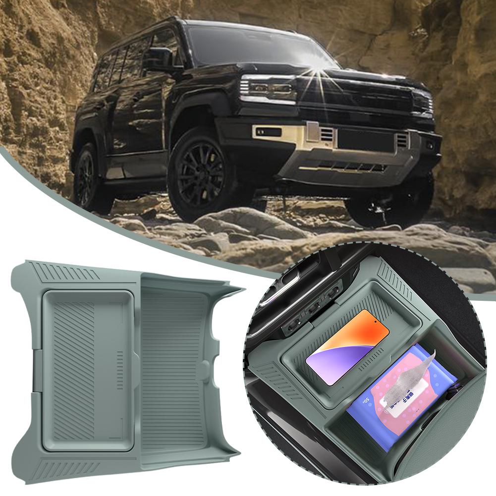 NOUVELLE boîte de rangement pour voiture sous la console centrale compatible avec BYD Leopard 5 Modification de mise à niveau Décoration intérieure de voiture Accessoire S8D3