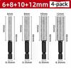2Pcs 5-12mm Vacuum Brazed Dry Hole Maker Set - Porcelain/Granite/Marble/Tile Drill Bit for Wet and Dry Use
