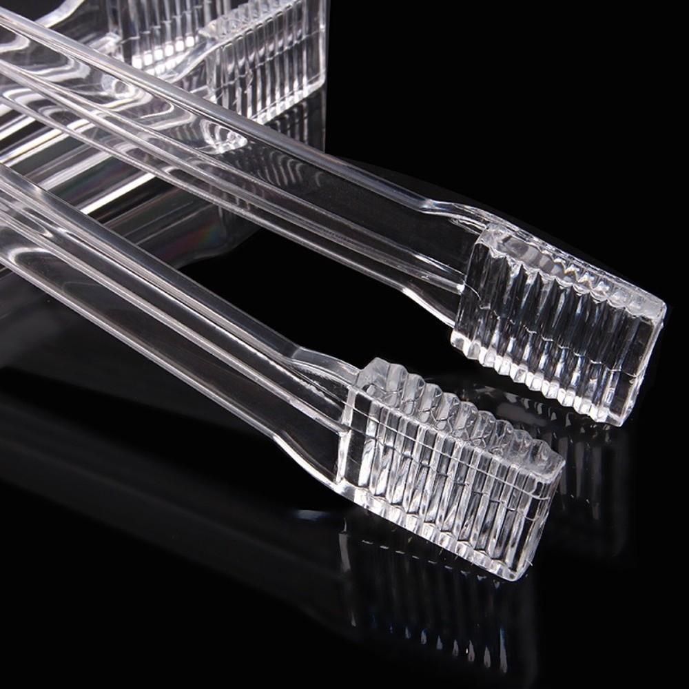 10pcs Non Slip Food Clip Transparent BBQ Clips Barware Serving Tongs  Events