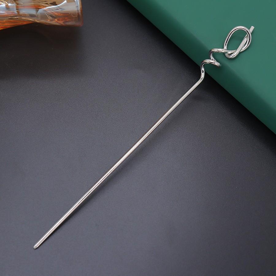 Twist Knot Winding Coil Hair Hairpin Cold Wind Niche Hairpin Simple Modern Feeling Coil Hair Accessories