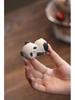 Cute Panda Yixing Purple Clay Tea Pet Ornament - Adorable Tea Table Decoration