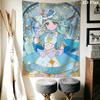 Pretty Cure Wall Tapestry Aesthetic Wall Hanging Printed Fabric Blanket Decorative Tapestries for Bedroom Living Room Home Decor