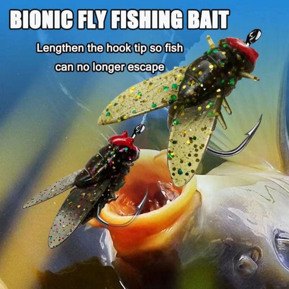 20PCS Sharpened Hook Dry Flies Fishing Lures Kit Simulated Flies Trout Jigs Swimbaits Trout
