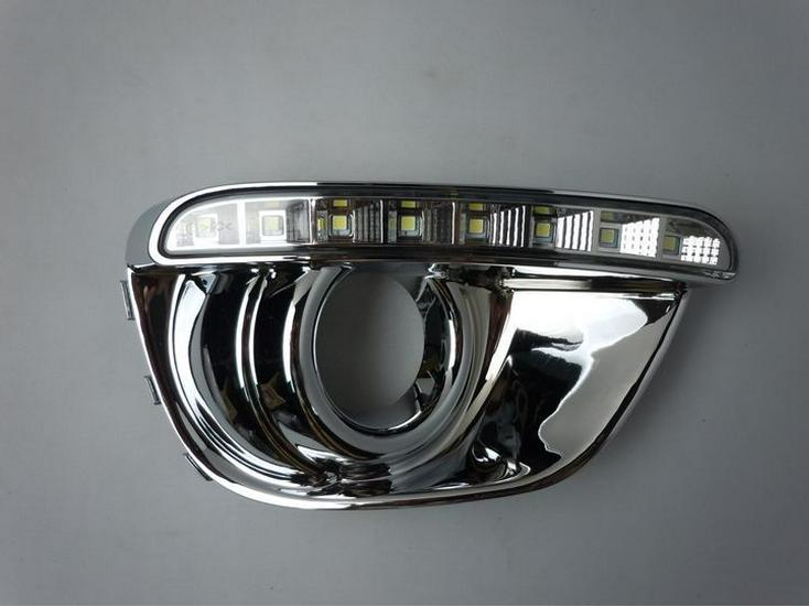 Daytime Running Lights & Fog Lights for 2013-2014 JEEP Compass, Light Guide Exterior, Front Bumper.