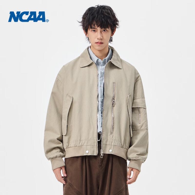 

Мужская джинсовая куртка NCAA с эффектом потертости и стирки S