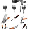 Multifunction Electric Handheld Drill & Screwdriver Set - Impact, Woodworking, Pistol Drills with Toolbox
