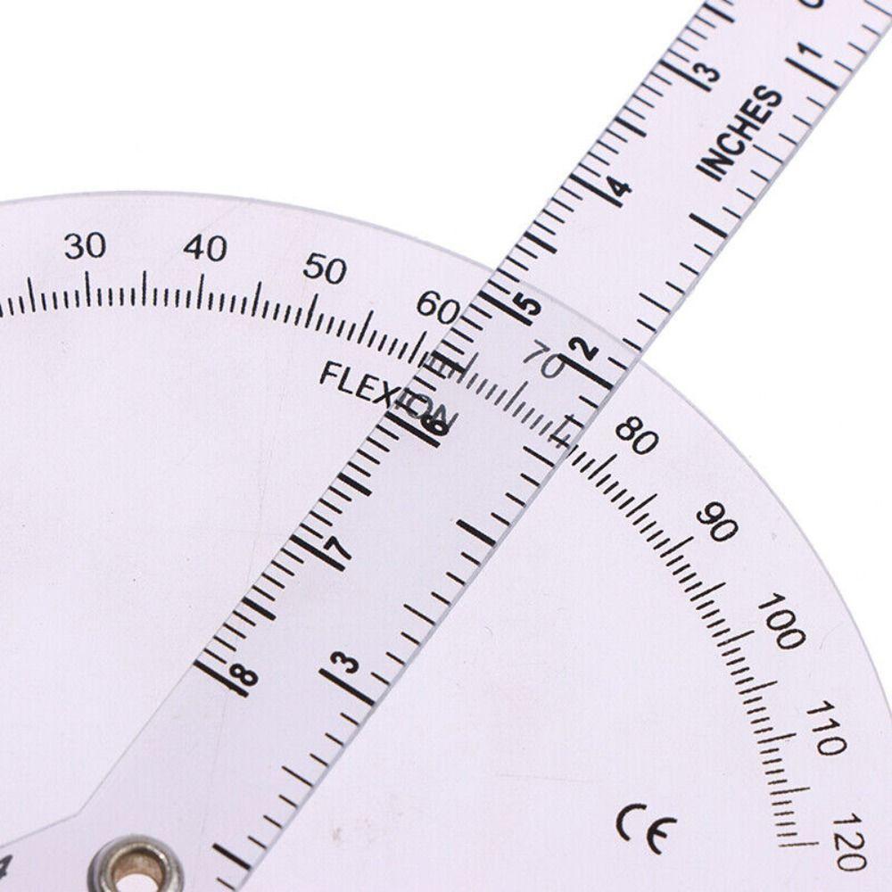 Lékařský prstový goniometr Profesionální spinální pravítko Odolné úhlové pravítko