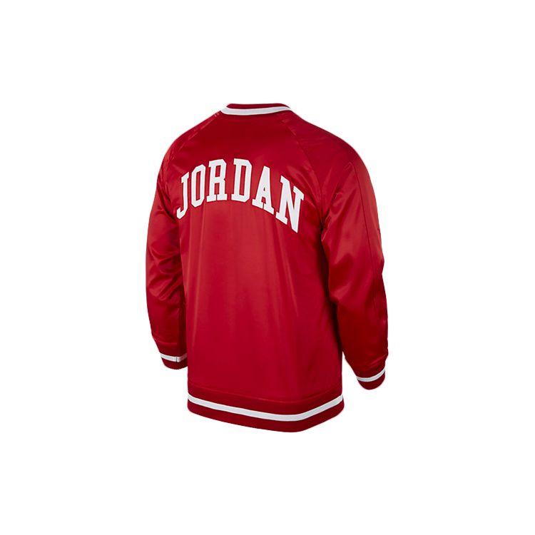 Jordan Lightweight Mesh Baseball Jacket Men Outerwear Red AR1170-688