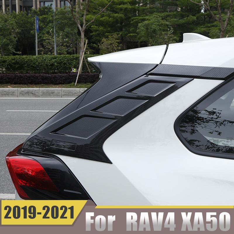 ABS Car Exterior Front Windshield C-Pillar Molding Strip Cover Trim Accessories For Toyota RAV4 RAV 4    2022 XA50