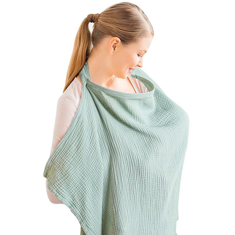 Mother Outing Breastfeeding Cover Cotton Baby Feeding Nursing Covers Adjustable Privacy Breastfeeding Apron Stroller Blanket