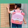 Süßer und atmungsaktiver Kinderrucksack mit lustigem Eierschalenmuster und Tiermotiv für den Schulgebrauch