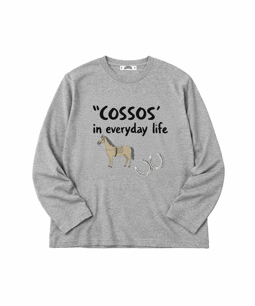 Koso Cc Horse Graphic Long Sleeve (Gray)