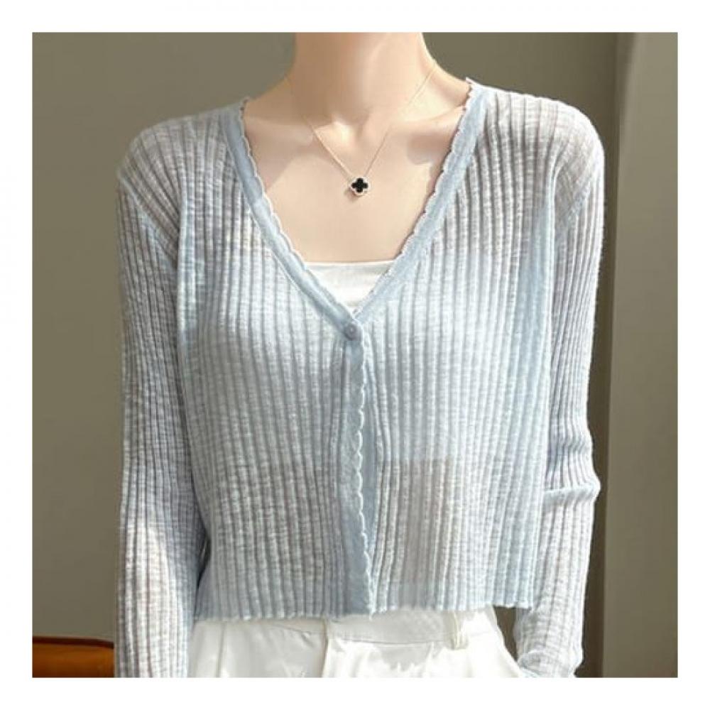 Navava Long Sleeve Knit Cardigan Pastel Nk2077