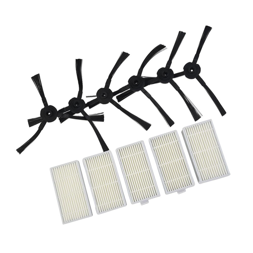 Include 6 Spazzole Laterali e 5 Filtri per Accessori Aspirapolvere Robot SilverCrest-SSR 3000 A1