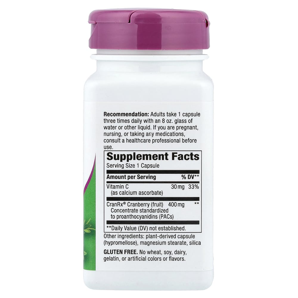 iHerb Nature's Way Premium Blend Cranberry 400mg Veggie Capsules, 60 Count