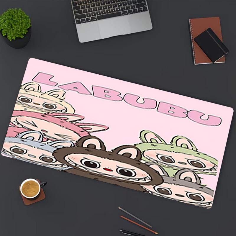 Labubu Print Mouse Pad, for Keyboard Pad Laptop PC Mat for Office Home Use, Desk Decor, Perfect Birthday Gift for Gamers