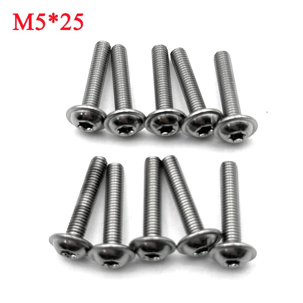 For BMW R1200GS R1200RT R1100GS S1000RR F650GS K1600GT F800GS R1100RS/RT R1150RT HP2 Motorcycle Shell Stainless Steel Screws