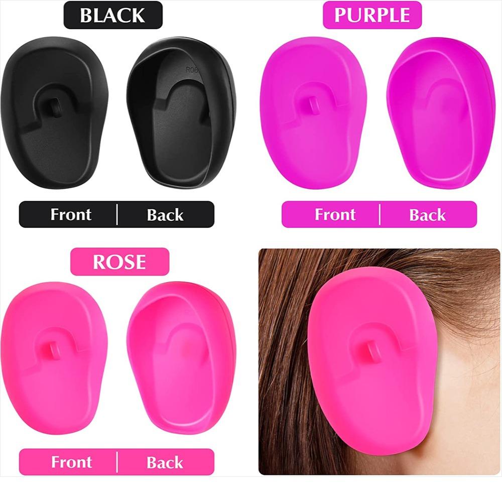 Ear Shield Ear Protector Cover Hair Coloring Ear Cover Hair Salon Earmuffs Silicone Ear Cover