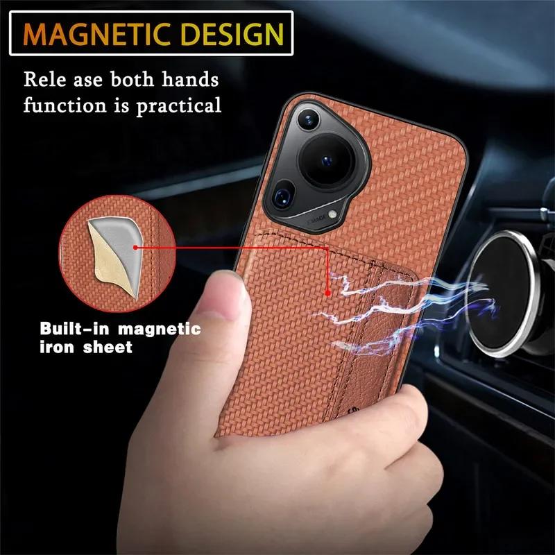 Case for Huawei Pura 80 Ultra 80 Pro+ Wallet Card Holder Leather Phone Cover for Pura 80Pro Plus Flip Magnetic Stand Bag Cases