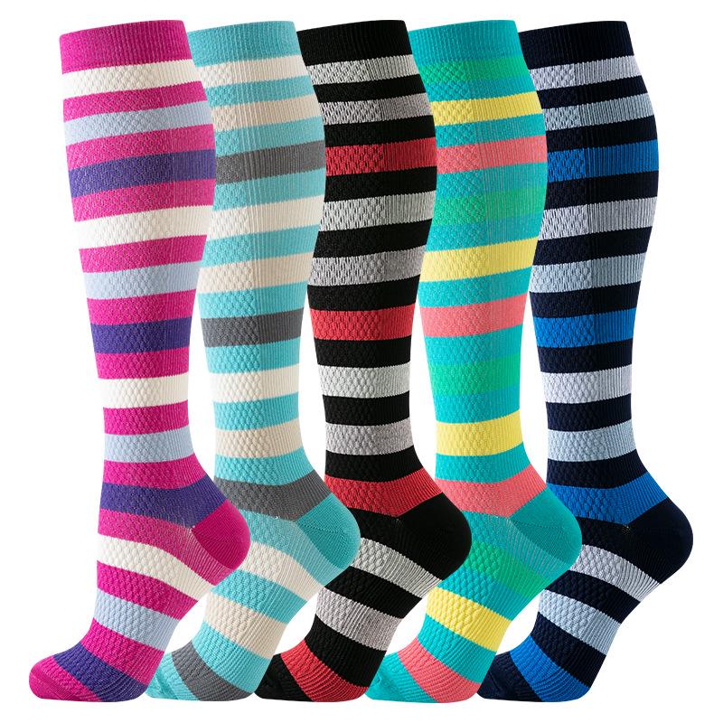 Cross-border Over-the-Knee Compression Yoga & Sport Socks Set