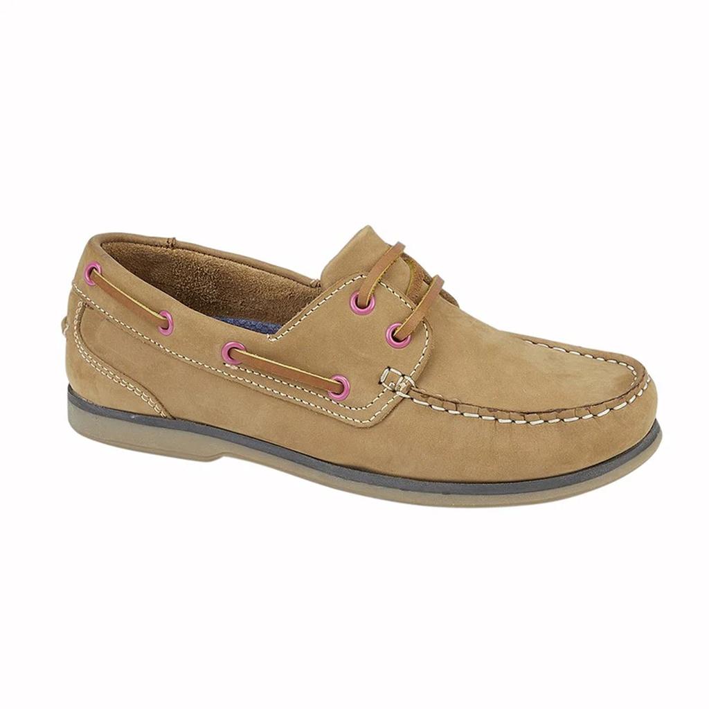 Rdek Womens/Ladies Leather Boat Shoes