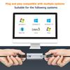 Convenient Simple Operation USB C Type-C Female to RJ45 Female Ethernet Gigabit Wired LAN Network Adapter