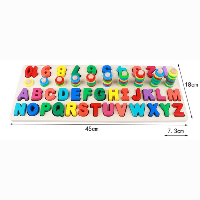 Toys Educational Toys Toys Montessori Wooden Math Teaching Aids Board Geometry Baby Digital Counting Toy Set Preschool Children