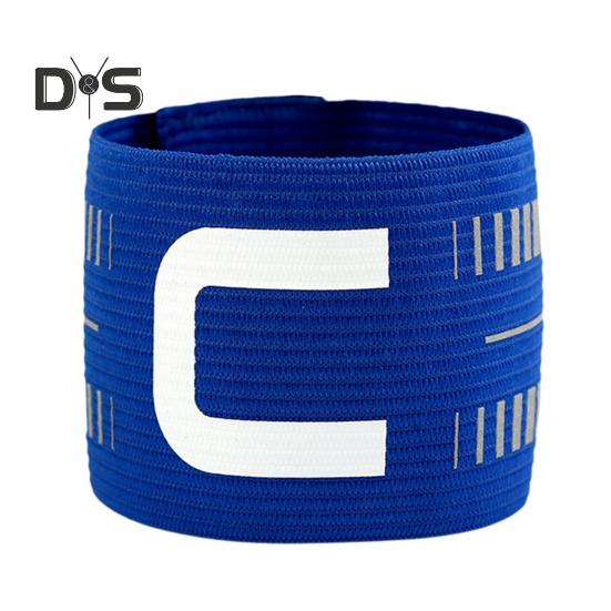 

Капитанские нарукавники для футбола, регулируемые нарукавники для баскетбола, нейлоновые эластичные «С»-повязки, командные спортивные аксессуары для взрослых и молодежи синий