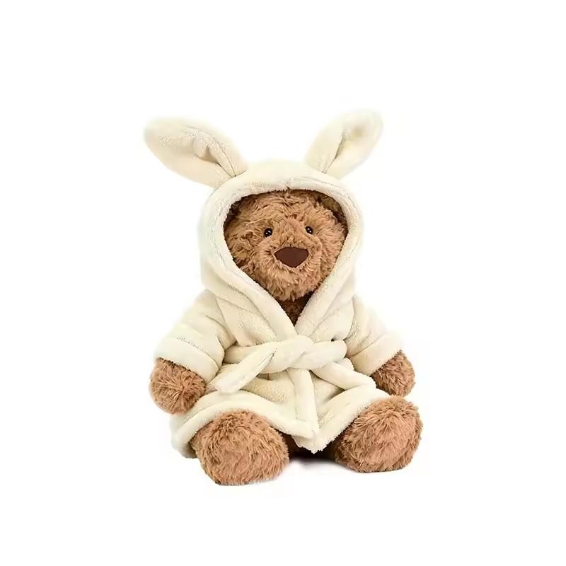 new Fun Barcelona Bear Handheld Doll Stuffed Plush Toy Doll Cartoon Anime Cute Children's Birthday Gift Doll