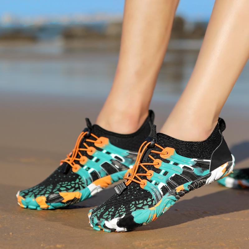 Wading Shoes Adult Water Sports Shoes Sea Pool Swimming Aqua Shoes Quick Dry Beach Wading Sneakers for Surfing Fishing Boating