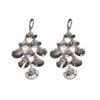 New diamond-encrusted tassel long ear buckle Korean simple design earrings high-end temperament earrings