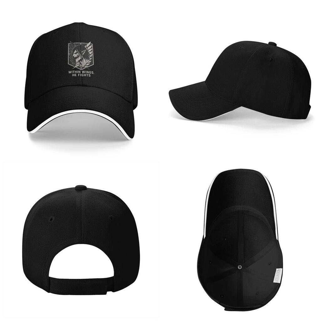Unisex Baseballkappen Attack on Titan Anime Logo Outdoor Streetwear Sommer Sport Baseballkappen Hip Hop Kappe Casquette Hüte