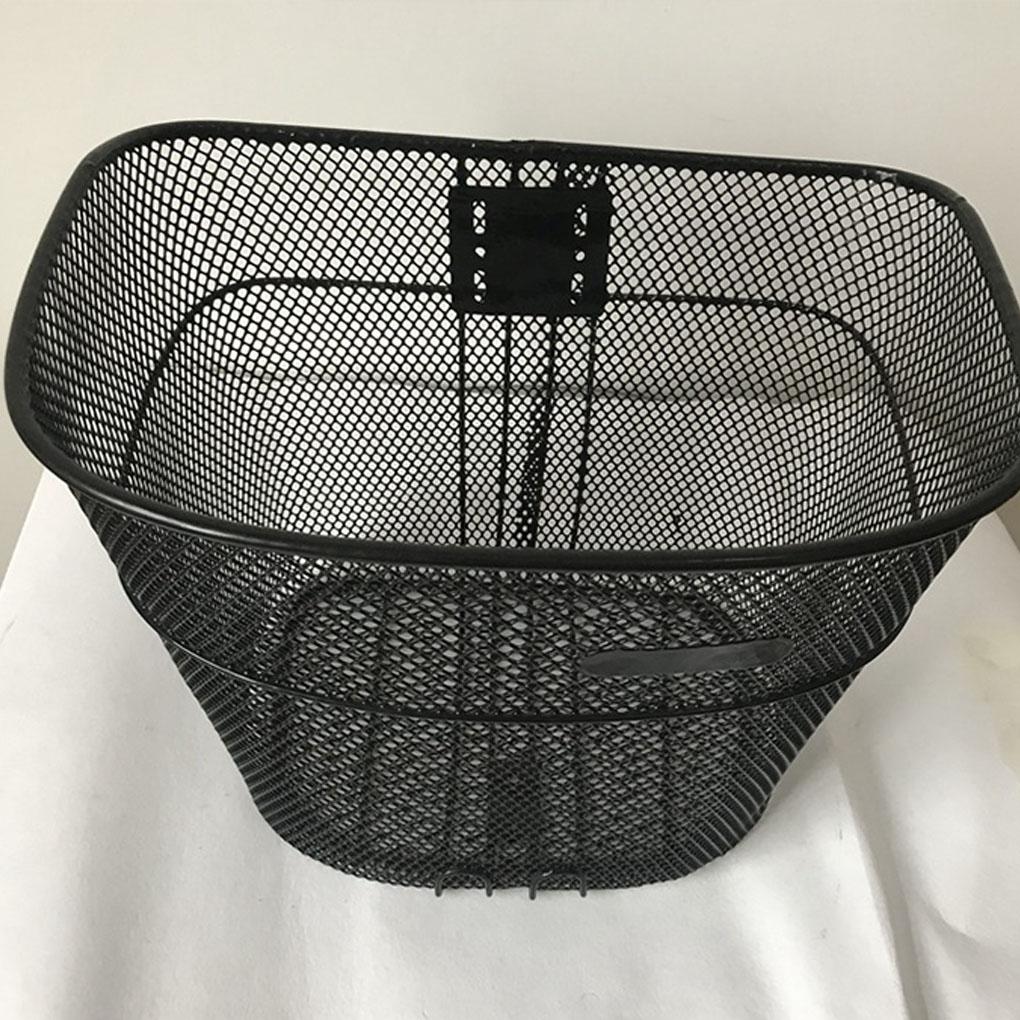 Stainless Steel Bicycle Front Basket Sturdy And Convenient Storage For Bike Thickened Bicycle Basket