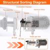5kw 12v Car Diesel Parking Heater Burner Combustion Chamber Insert Torches Combustion Chamber Combustor Gasket Parking Heater