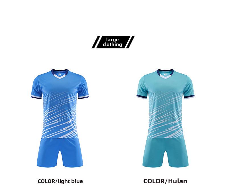 Schnelltrocknender, atmungsaktiver Fußball-Trainingstrikotanzug für Kinder – schweißabsorbierende Mannschaftsuniform für Jungen