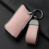 5 Button Metal and Leather Car Key Case Cover For Lexus LM350h LM500H  2024 Car Key Case Protect Fob