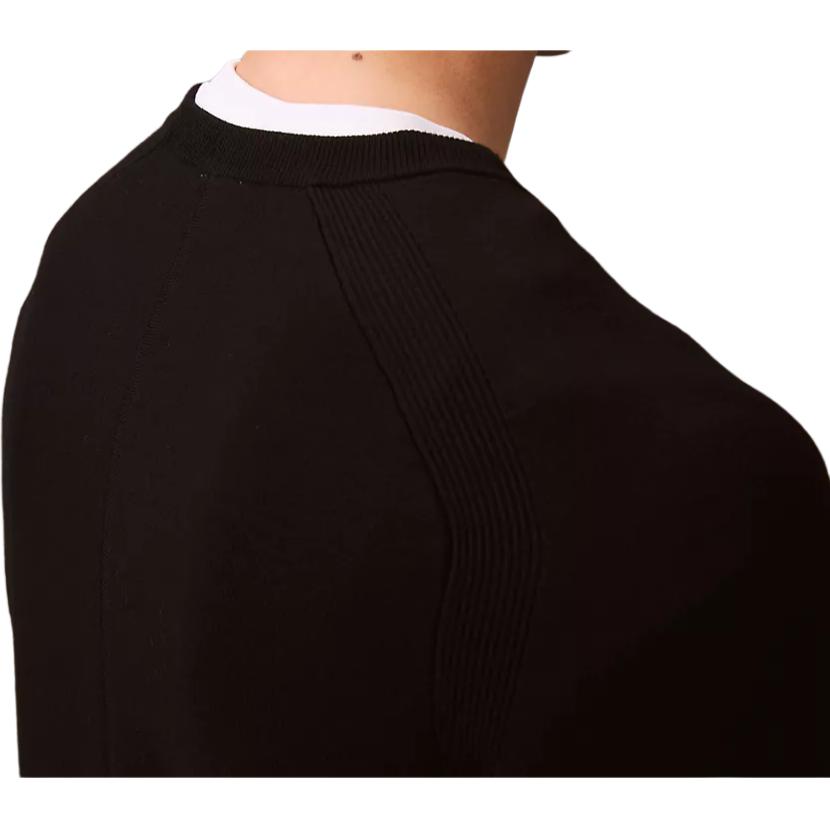 Calvin Klein Comfortable Crew Neck Long Sleeve Pullover Sweater Men sweater Black 40BM347-001