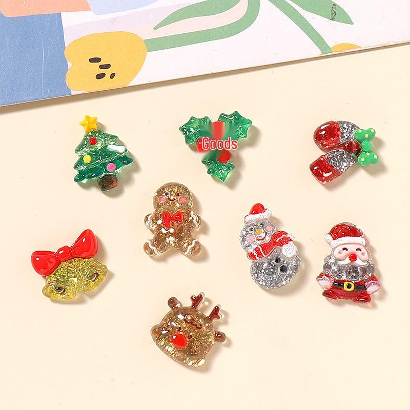 Cartoon Resin Accessories for DIY: Jewelry, Loose Powder, Christmas Glue, Hair Clips, Phone Cases, Shoe Buckles