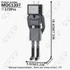 MOOXI Animeserie Skibidi Toalett Figurer Monitorfolk Lydmann Byggeklosser Modell MOC Kloss DIY Montessori Leke Barnegaver